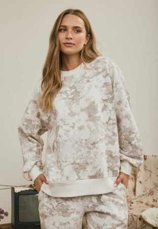 Floral Camo Sweatshirt