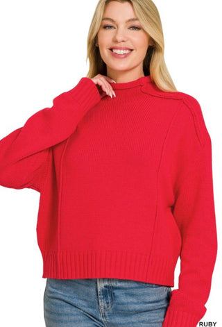 Ruby Mock Neck Sweater