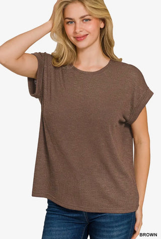 Brown Easy Living Top