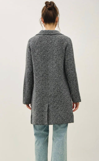 Grey Sweater Coatigan