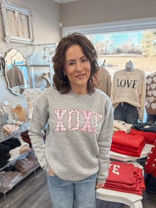 Xoxo Patch Sweatshirt
