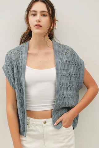 Teal Sweater Cardi