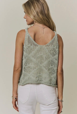 Sage Crochet Top