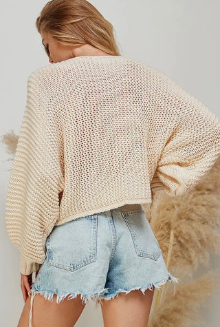 Cloud Nine Cable Sweater
