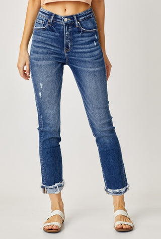 Chloe High Rise Straight Denim