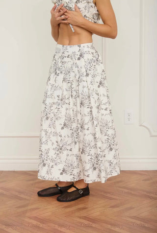 Midnight Garden Midi Skirt
