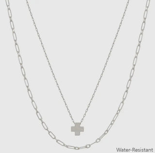 Silver Cross Necklace