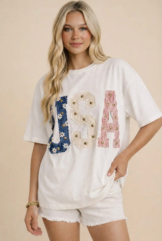 USA Studded Tee