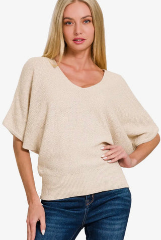Sand Dolman Sweater