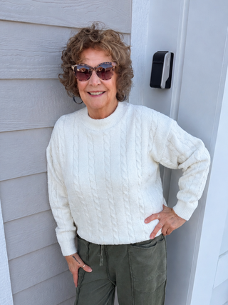 Plush Ribbed Sweater