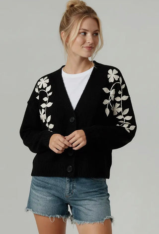 Midnight Blossom Cardigan