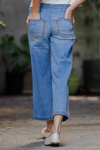 Stitch Detail Denim