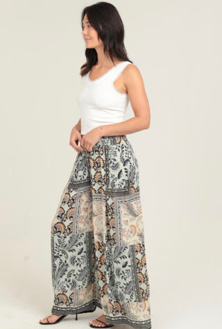 Paisley Patchwork Palazzo Pant