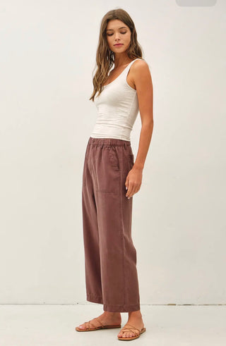 Brown Wide Leg Pant