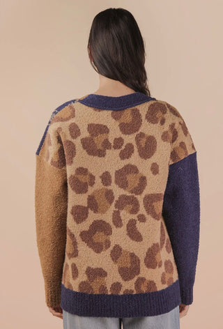 Plaid & Leo Cardigan