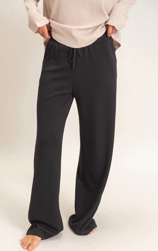 Black Straight Leg Pant