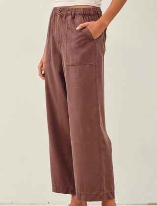 Brown Wide Leg Pant
