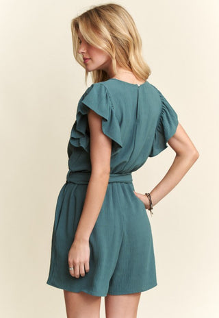 Teal Romper