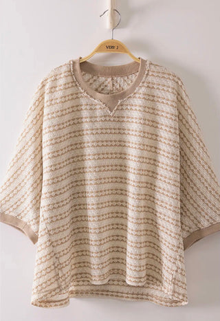 Natural Stripe Crewneck