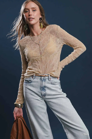 Taupe Layer Top
