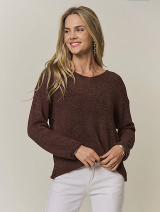 Chocolate Lightweight Sweater