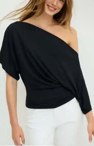 Black Off Shoulder Blouse