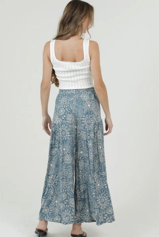 Teal Bliss Wide Leg Pant