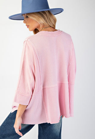 Pink Mineral Wash Top