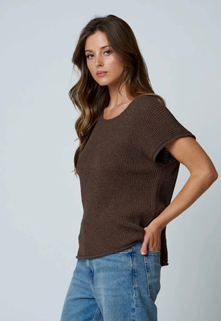Mocha Crew Neck Sweater
