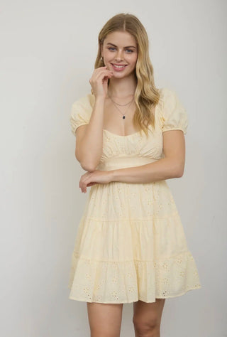 Buttercup Eyelet Dress