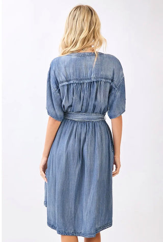 Denim Button Down Dress