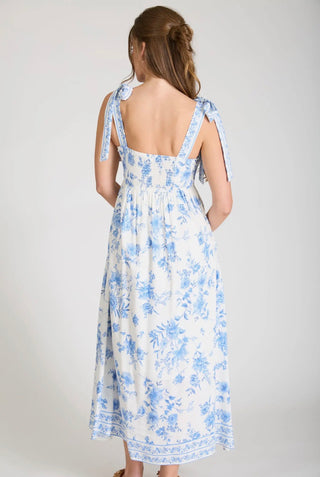 Floral Border Dress