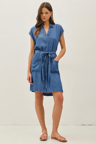 Denim Tencel Dress