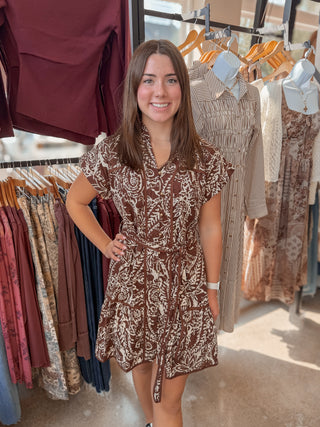 Autumn Paisley Dress