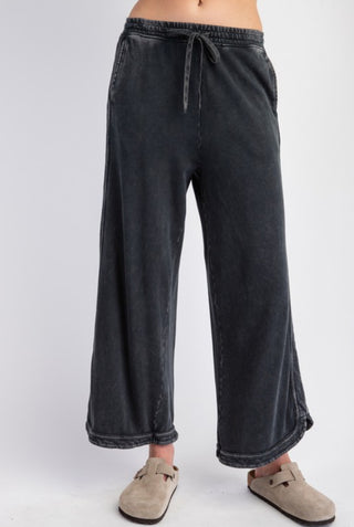 Ash Mineral Wash Terry Pant