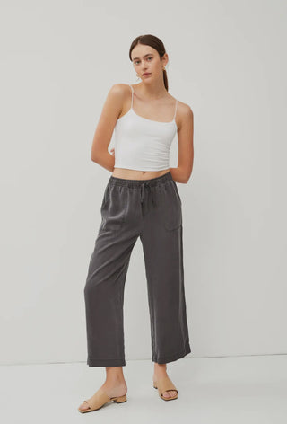 Charcoal Wide Leg Pant