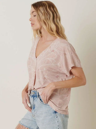 Blush Botanical Top