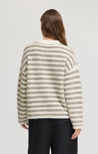 Greige Stripe Sweater