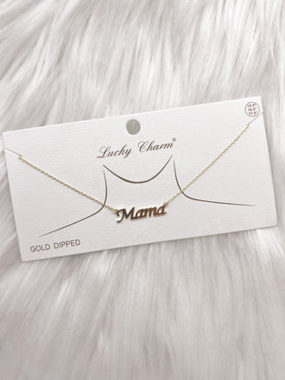 Gold & Silver Mama Necklace