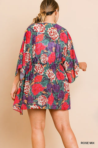 Roses Curvy Kimono